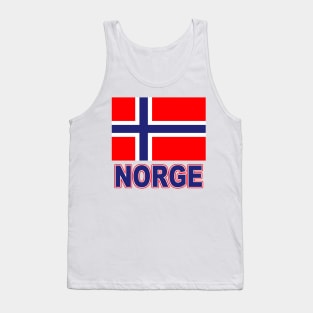 The Pride of Norway (Norge) - Norwegian Language and Flag Design Tank Top